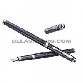 Ручка перьевая Pen Pro зеленая+серебро