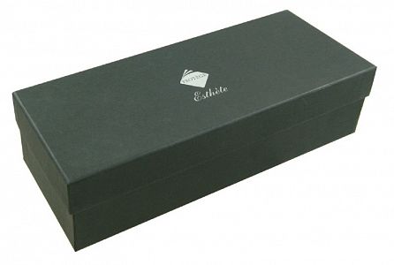 Ручка-роллер Protege цвет корпуса черный с рельефным рисунком в подарочной коробке