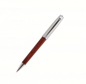 Ручка шариковая  "Vojager"дерево/серебро V1049-17