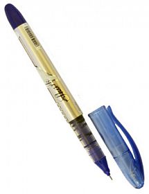 Ручка-роллер Lantu черный, игольчатый стержень