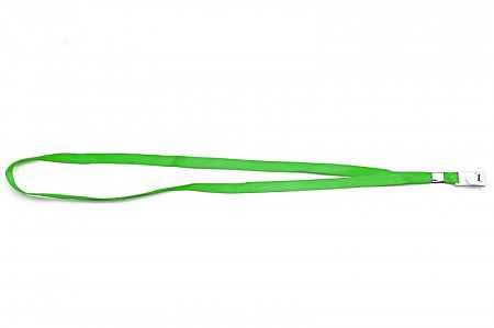 Тесьма с клипсой для бэйджа ( 2*21) 1см* длина 42см в слож. виде зеленый