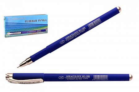Ручка гелевая MIRACULOUS 0,5мм прорез.корпус,