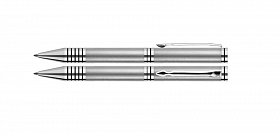 Ручка металлическая цв.серебро