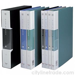 Папка 60 файлов  0,7мм Display book ассорти