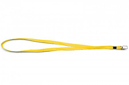 Тесьма с клипсой для бэйджа ( 2*21) 1см* длина 42см в слож. виде желтый