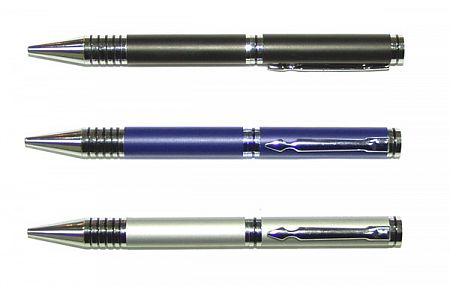 Ручка металлическая синяя