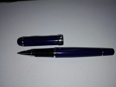 Ручка-роллер Pen Pro синяя/серебро